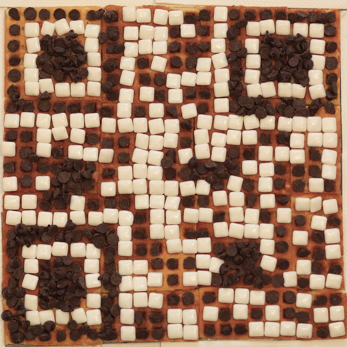 The waffle has a QR code. Syrup is now an authentication factor.